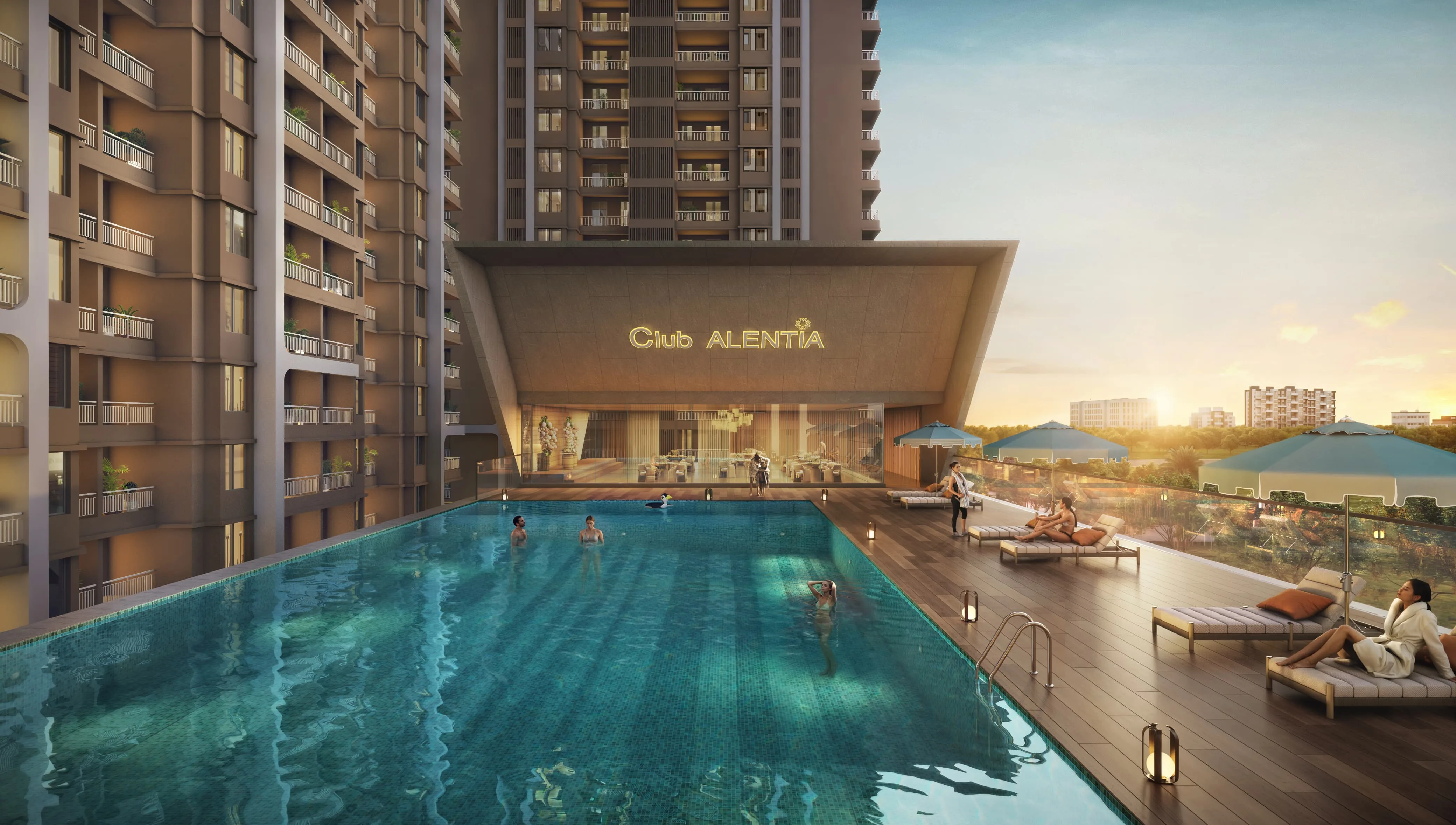 Shakuntal Alentia Large Swimming Pool